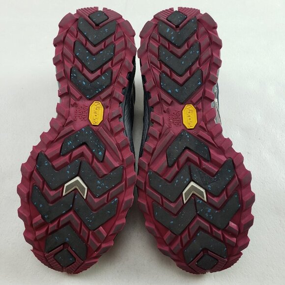 Saucony Peregrine 8 Running Shoe Womens 10.5 Black Vibram Trail Ice Snow Sneaker - Picture 11 of 13